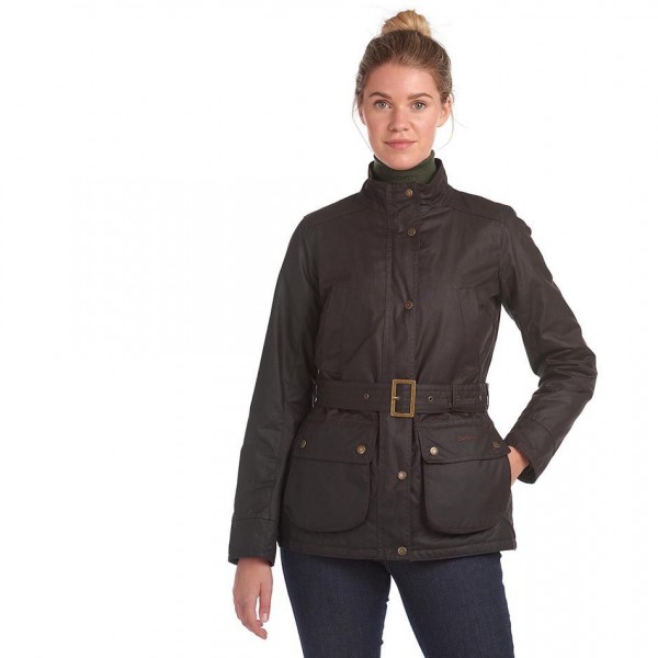 Barbour Montgomery Belted Wax Jacket Primary Image
