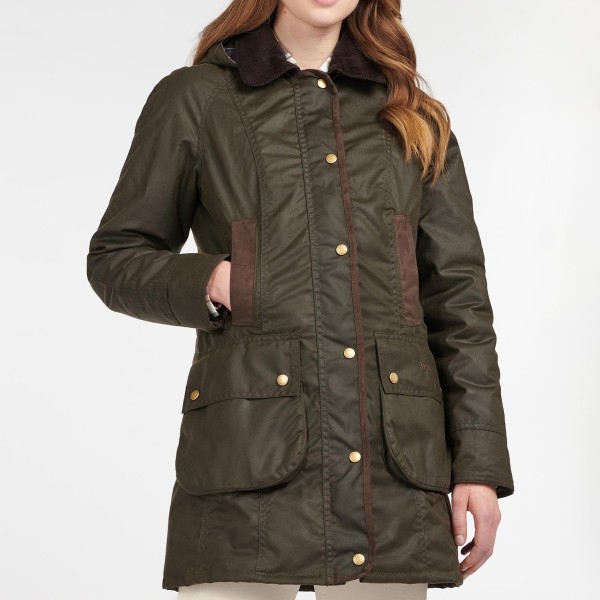 Barbour Bower Waxed Cotton Jacket Primary Image