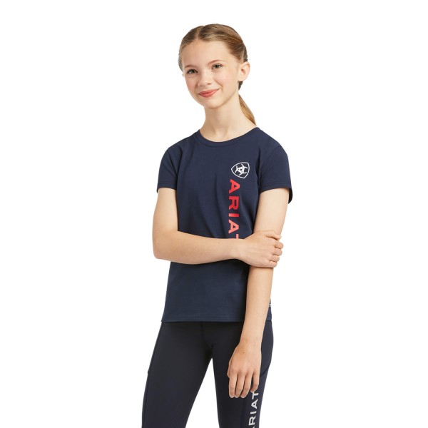 Ariat Youths Vertical Logo T-Shirt Primary Image