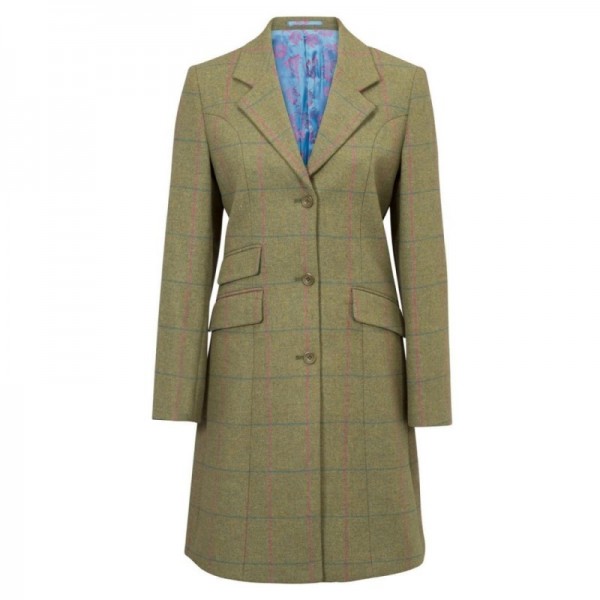 Alan Paine Combrook Ladies Mid Length Tweed Coat Primary Image