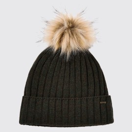 Dubarry Curlew Ladies Knitted Hat with bobble