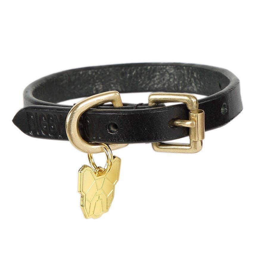 Digby & Fox Flat Leather Dog Collar