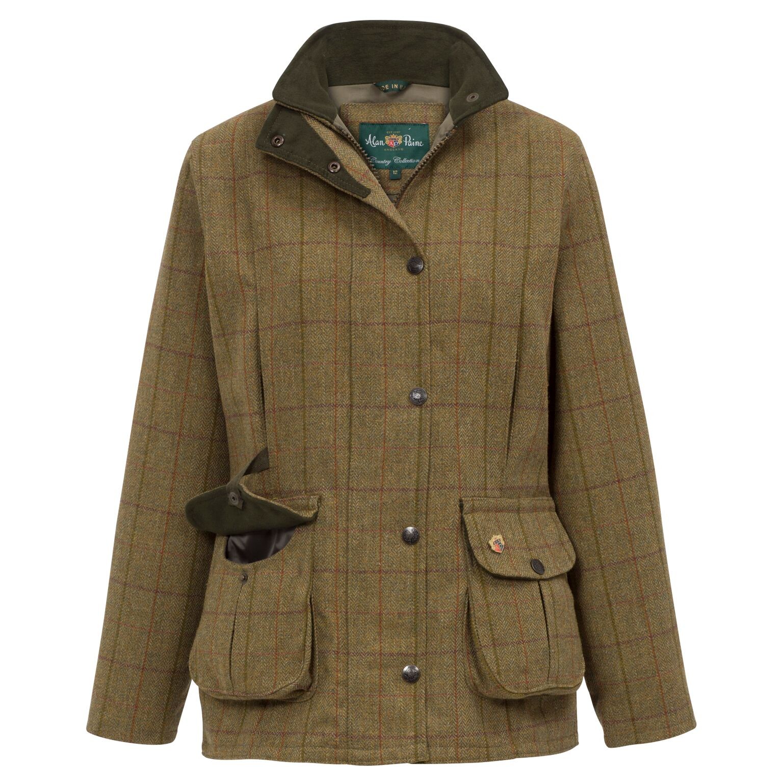 Tweed waterproof deals coat