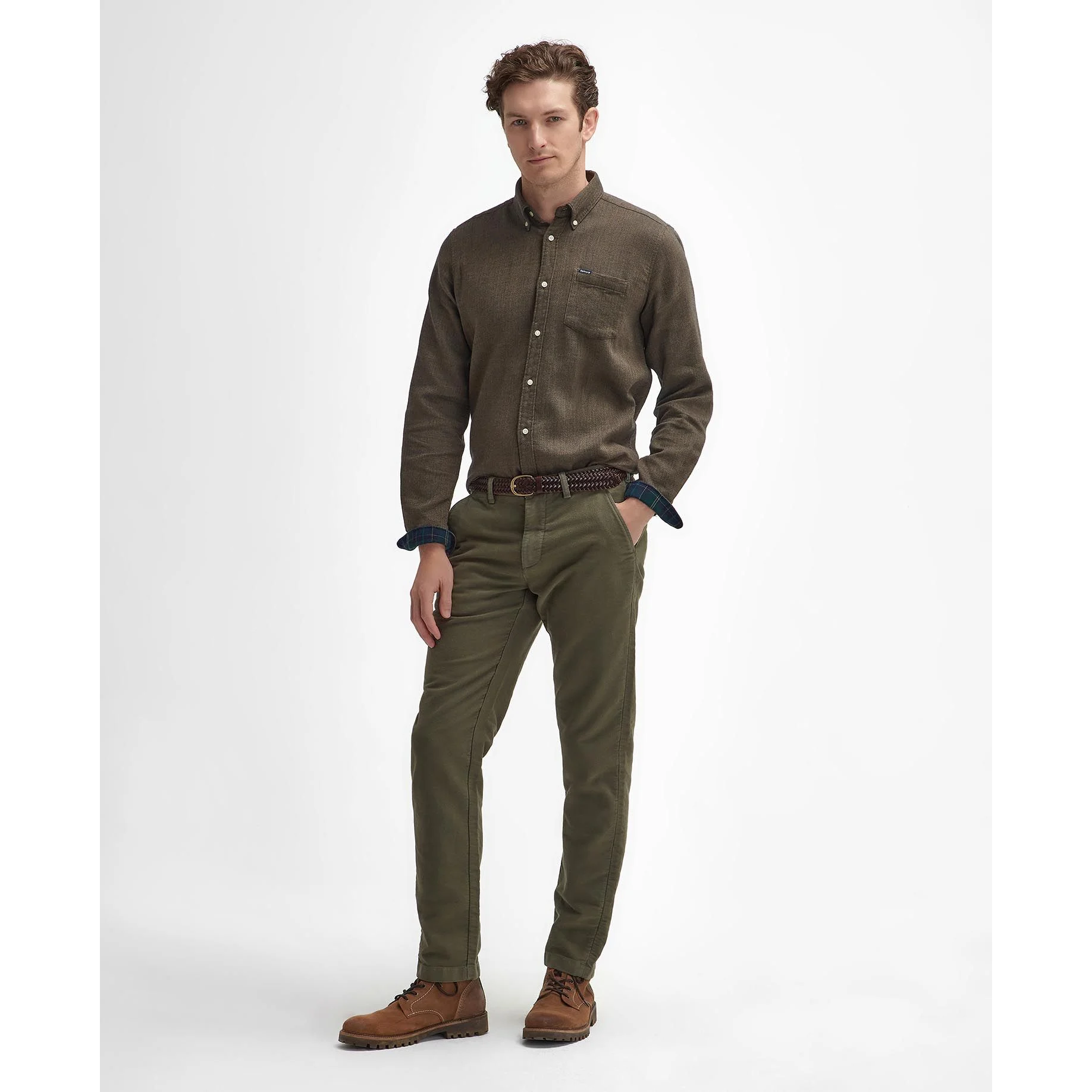 Barbour moleskin shirt cheap