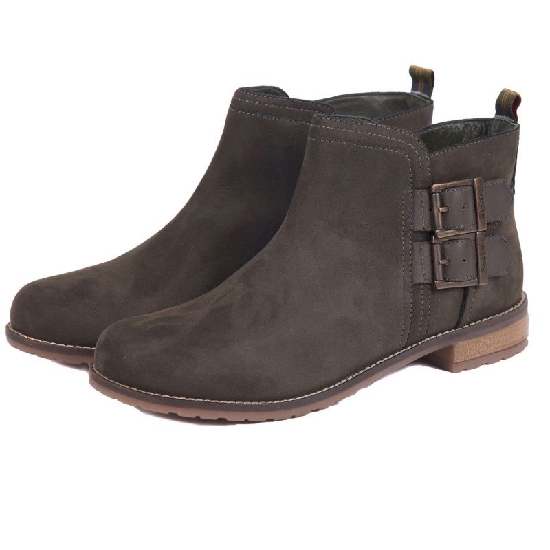 sarah low buckle boots