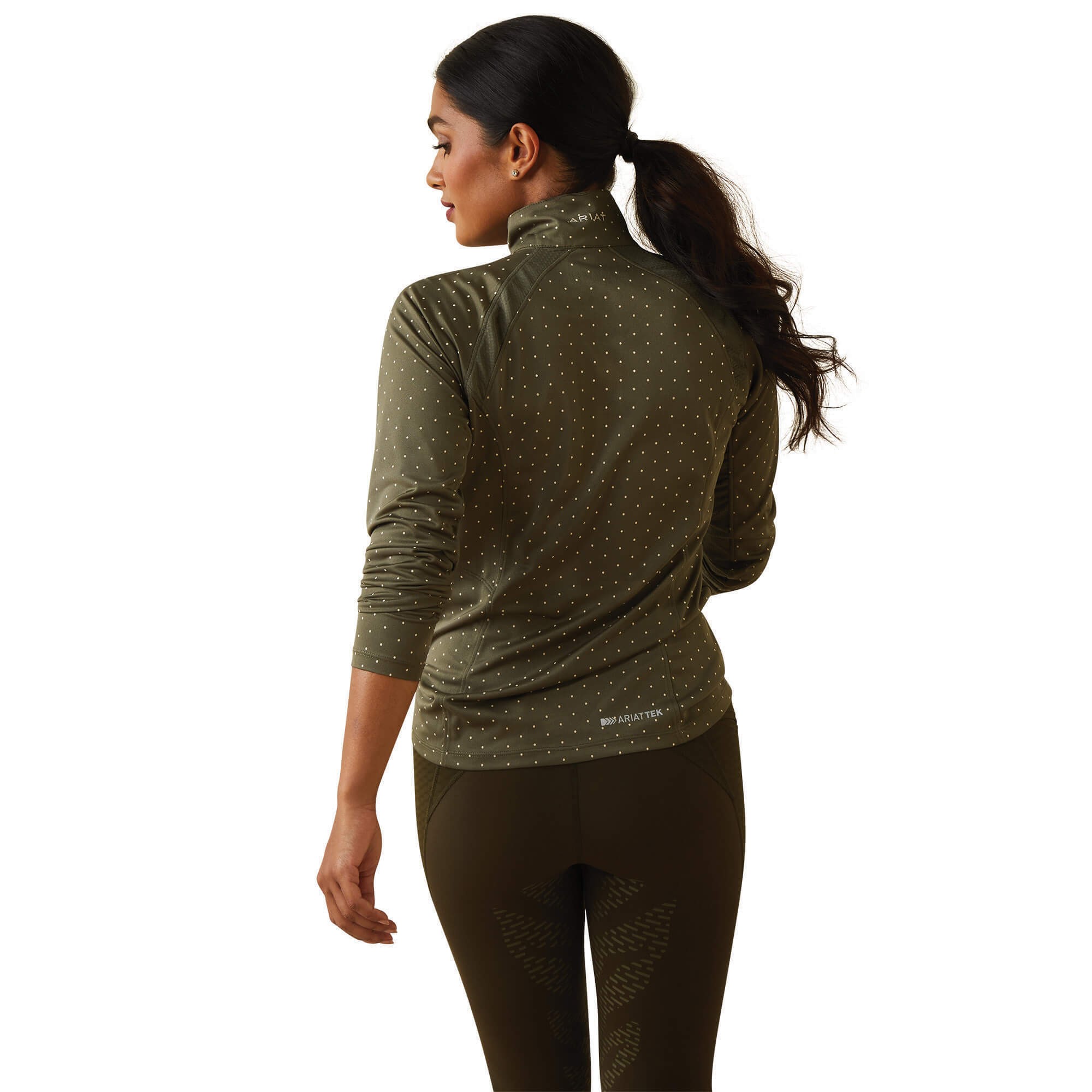 ARIAT Sunstopper 2.0 Top Femme - Couche De Base 1/4 Zip En Coton Pour