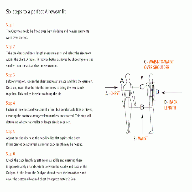 Airowear Outlyne Ladies Body Protector