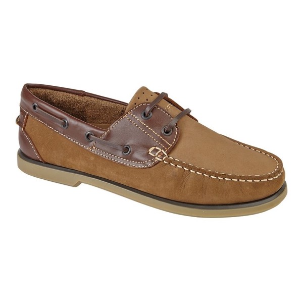 Men's Brown Nubuck Deck Shoe Primary Image