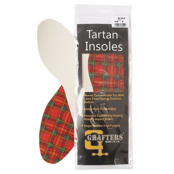 Grafters Tartan Latex Insoles Primary Image