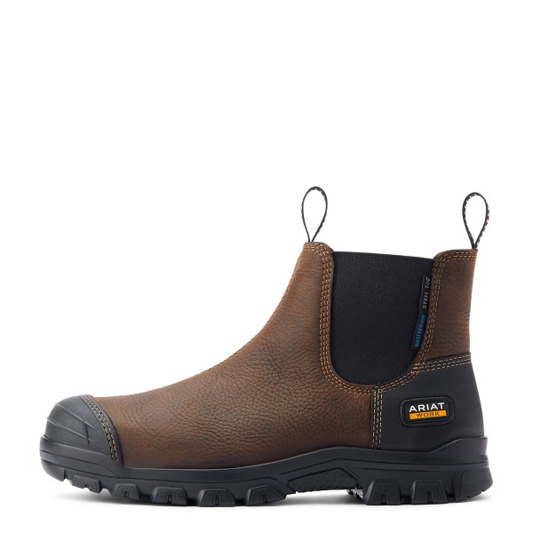 Ariat Men's Treadfast Waterproof Steel Toe 6 in Work Boots