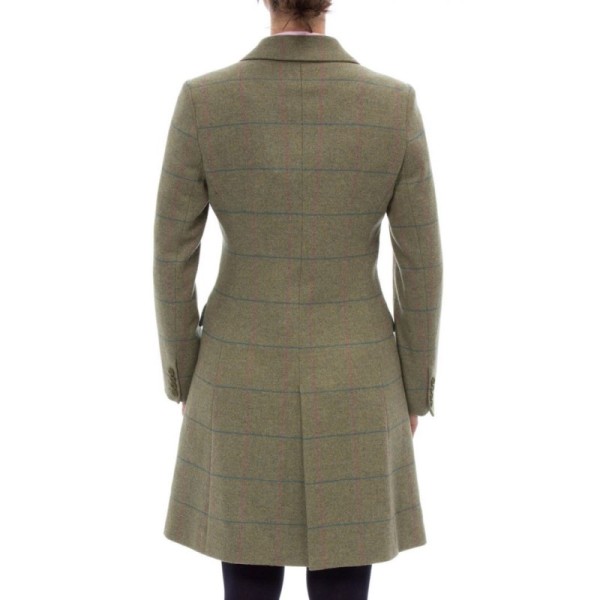 Ladies Brown Tweed Coat 2026.Alan Paine Combrook Ladies Mid Length Tweed Coat