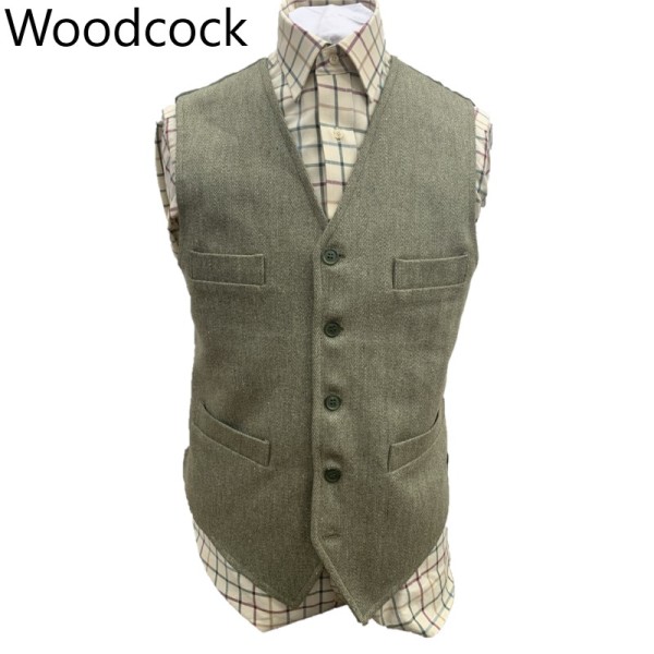 Bob Parrat Four Pocket Tweed Waistcoat Primary Image