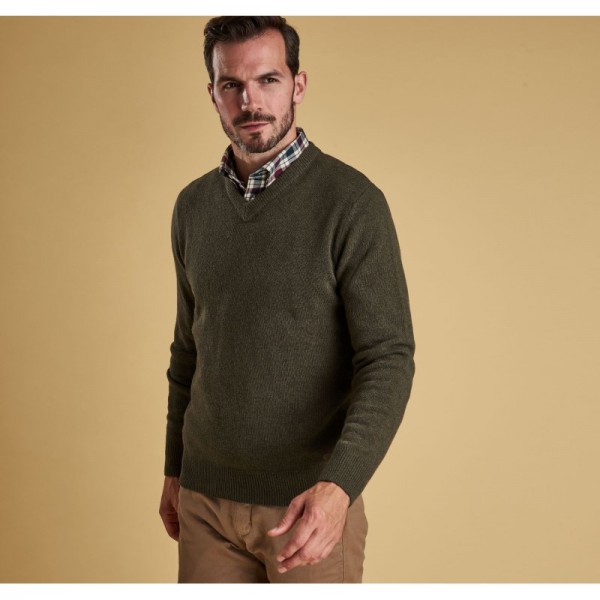 Barbour Nelson Essential Vee Neck Sweater Primary Image