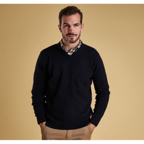Barbour Nelson Essential Vee Neck Sweater Primary Image