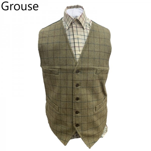 Bob Parrat Four Pocket Tweed Waistcoat Primary Image