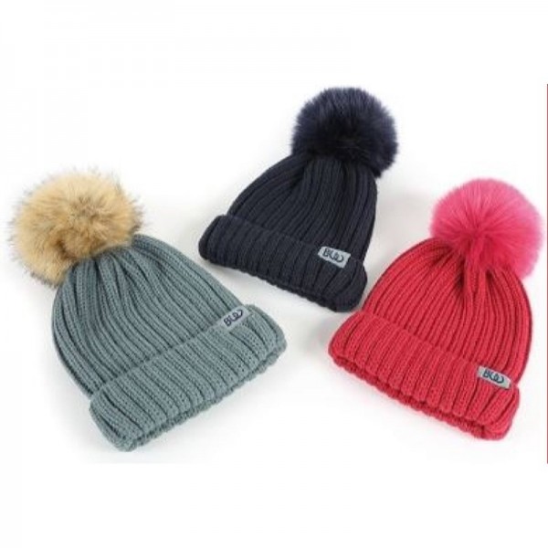 Bridleway Cherry Pom Pom Beanie Hat Primary Image