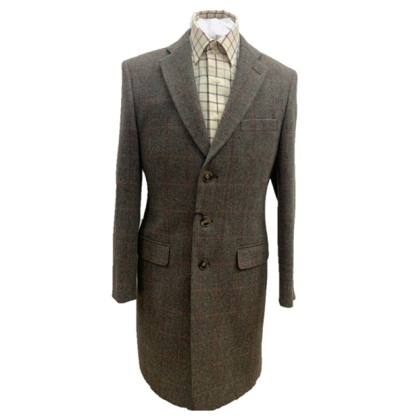 Torre Tweed Overcoat Primary Image