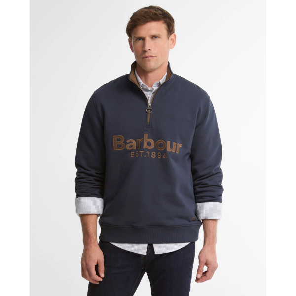 Barbour Men's Fosse Half -Zip Sweatshirt Primary Image