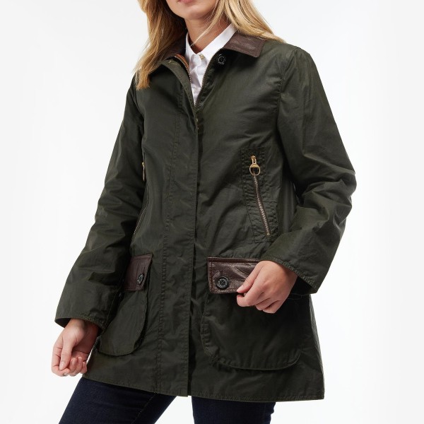 Barbour Buscot Ladies Wax Jacket Primary Image