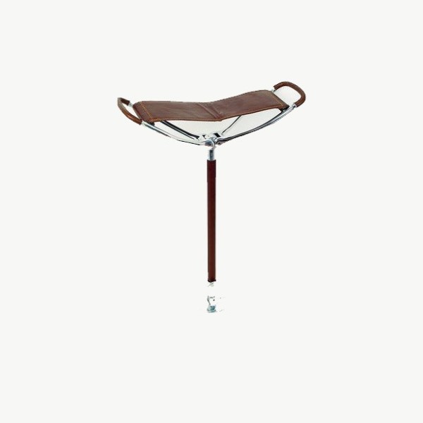 Leather Adjustable Shooting Stick Primary Image