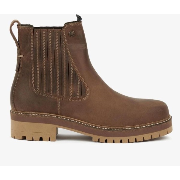 faux fur lined chelsea boot