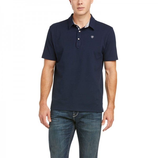 Ariat Men's Medal Button Polo Primary Image