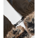 Barbour Waxed Faux-Fur Trimmed Mittens Thumbnail Image