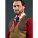 Alan Paine Axford Men's Waterproof Lightweight Shooting Waistcoat In Aspen - Shooting Fit Thumbnail Image